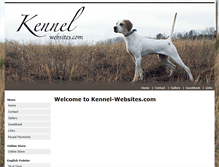 Tablet Screenshot of kennel-websites.com